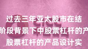 过去三年亚太股市在结构性行情阶段背景下中股票杠杆的产品设计实